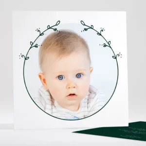 Faire-part de bapteme Charme*Faire-part Elégant Outlet