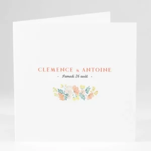 Faire-part de mariage Tendre Floraison*Faire-part Elégant Best