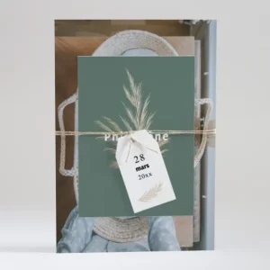 Faire-part de naissance Bouquet seche*Faire-part Elégant Discount
