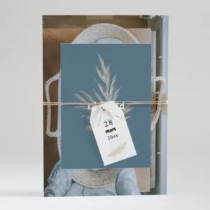 Faire-part de naissance Bouquet seche*Faire-part Elégant Discount