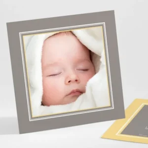 Faire-part de naissance Classique photo*Faire-part Elégant Outlet