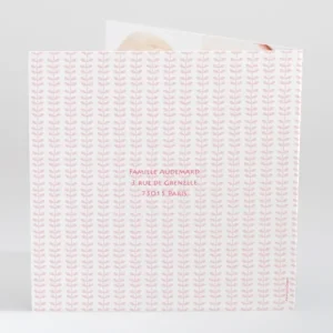 Faire-part de naissance Jolie souris*Faire-part Elégant Online
