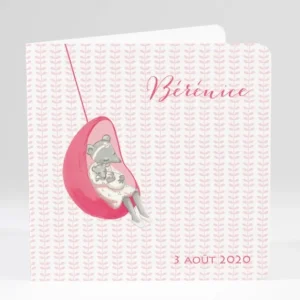 Faire-part de naissance Jolie souris*Faire-part Elégant Online
