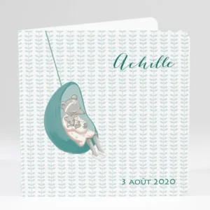 Faire-part de naissance Jolie souris*Faire-part Elégant Online