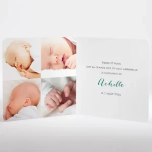 Faire-part de naissance Jolie souris*Faire-part Elégant Online