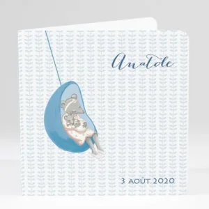 Faire-part de naissance Jolie souris*Faire-part Elégant Online