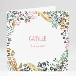 Faire-part de naissance Jungle*Faire-part Elégant Online