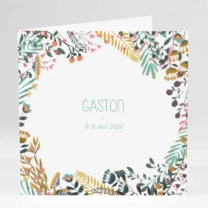 Faire-part de naissance Jungle*Faire-part Elégant Online