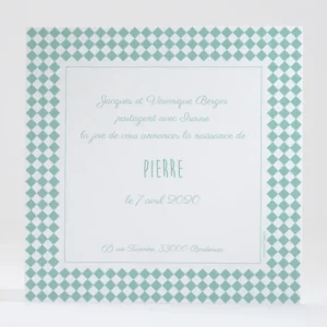 Faire-part de naissance Lovely Herissons*Faire-part Elégant Online