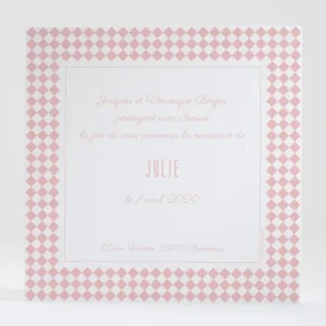 Faire-part de naissance Lovely Herissons*Faire-part Elégant Online