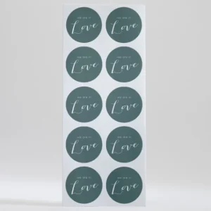 Stickers mariage We are in love*Faire-part Elégant Sale